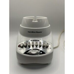 Hamilton Beach Blender Base Only Model 54250 Works White 14 speed
